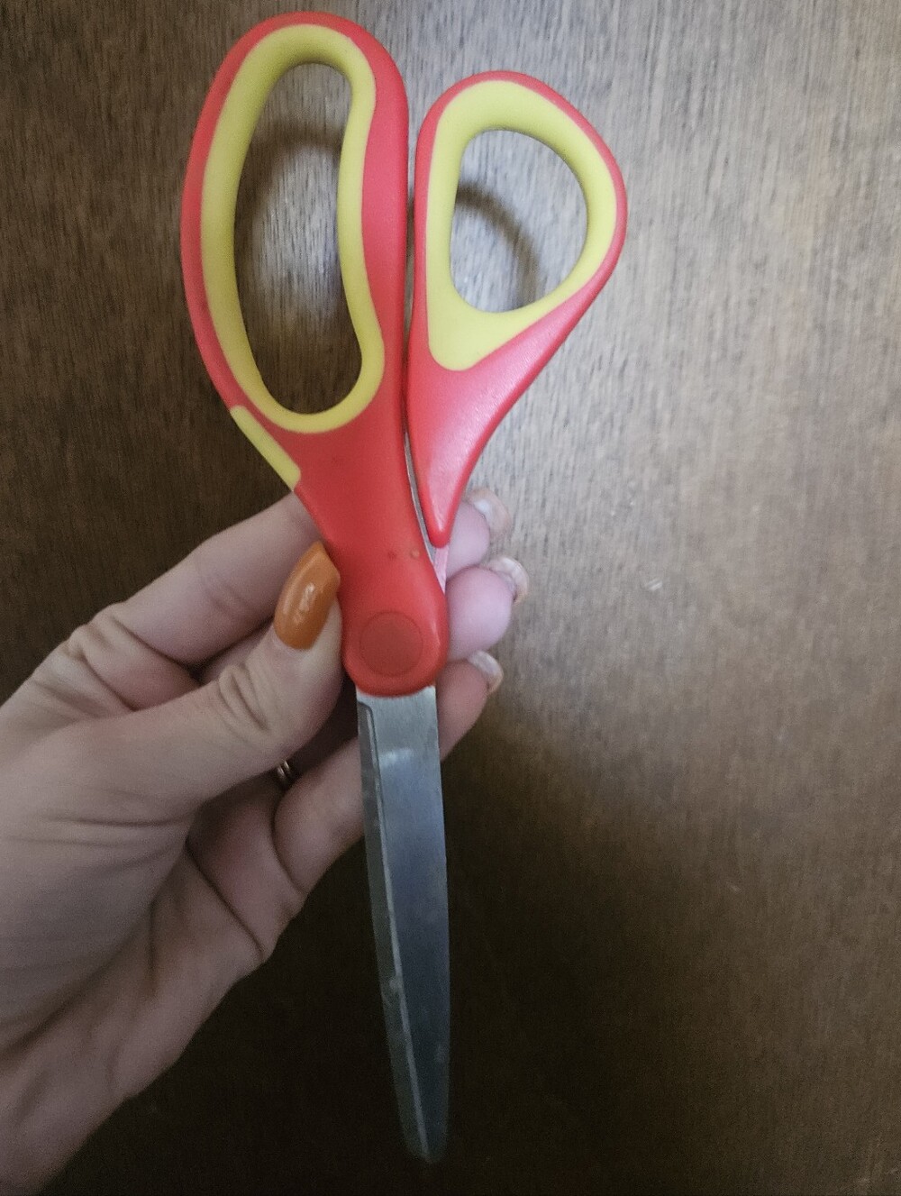 Red and Yellow Comfort-Grip Scissors By Up & Up - Multipurpose Home Use